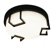 AFX Lighting, Inc. BMF1228LAJD2BZ - Beaumont - LED 12'' Flush Mount - Textured Bronze Finish - White Metal/Acrylic Shade