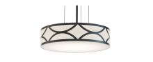 AFX Lighting, Inc. LAKP16MBBK - Lake 3 Light 16'' Pendant, 120V, BK