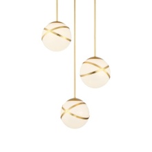 Minka-Lavery 5433-853 - Batignolles – 3 Light Pan Pendant, a Robin Baron Design