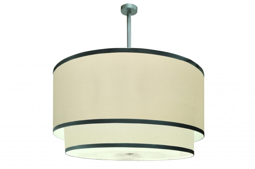 72"W Cilindro 2 Tier Textrene Pendant