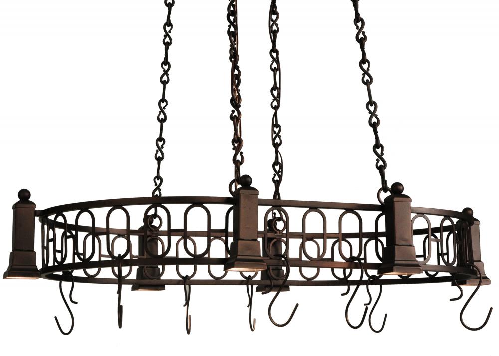 42.5"L Revival Deco Oblong Pot Rack