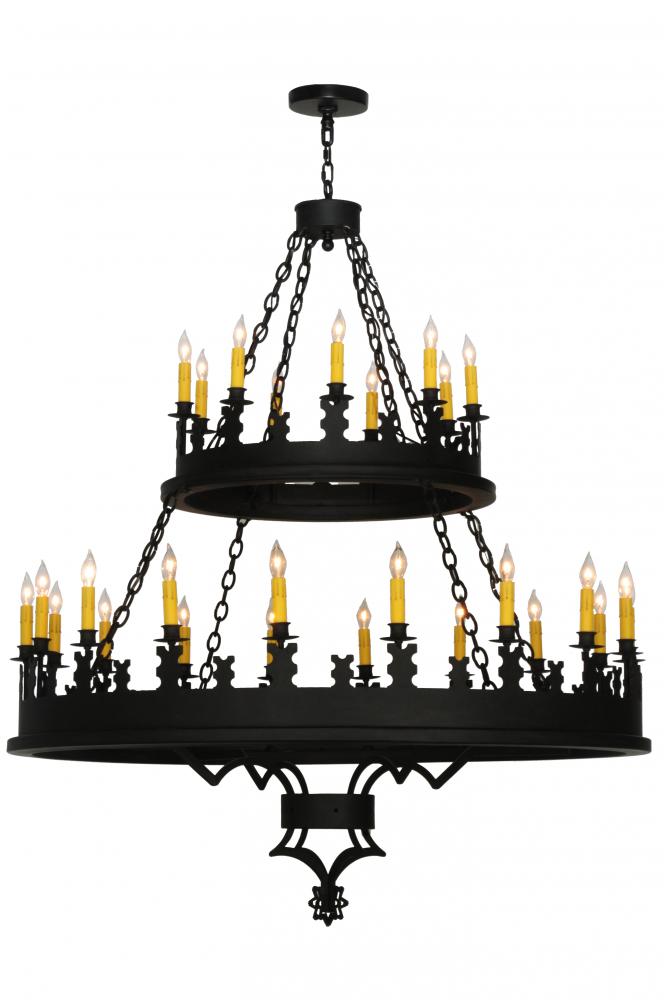 48" Wide Asen 27 Light Two Tier Chandelier