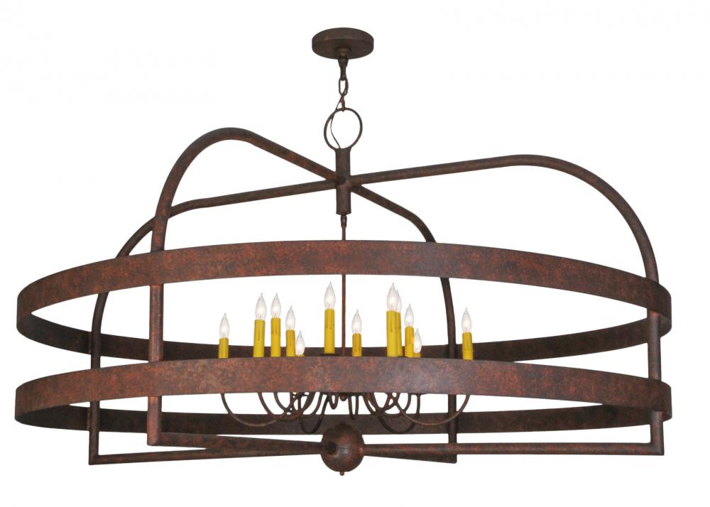 60"W Aldari 12 LT Chandelier