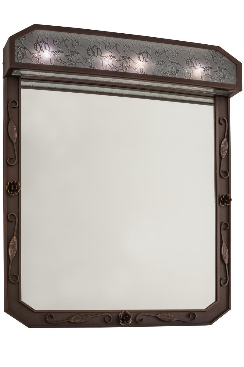 30"W Arabesque Lighted Vanity Mirror