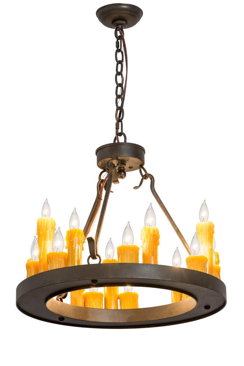 21"W Deina 18 LT Chandelier