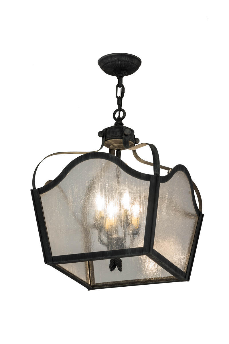 15" Square Terena 4 Light Pendant