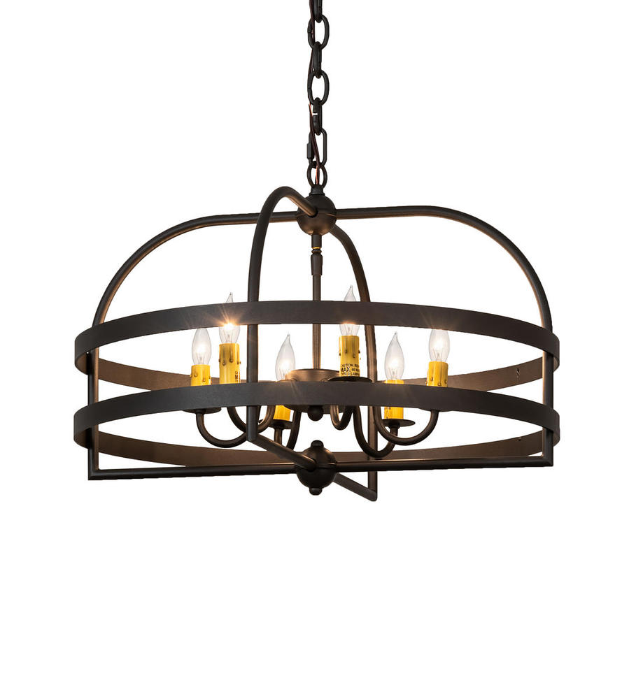 22" Wide Aldari 6 Light Chandelier