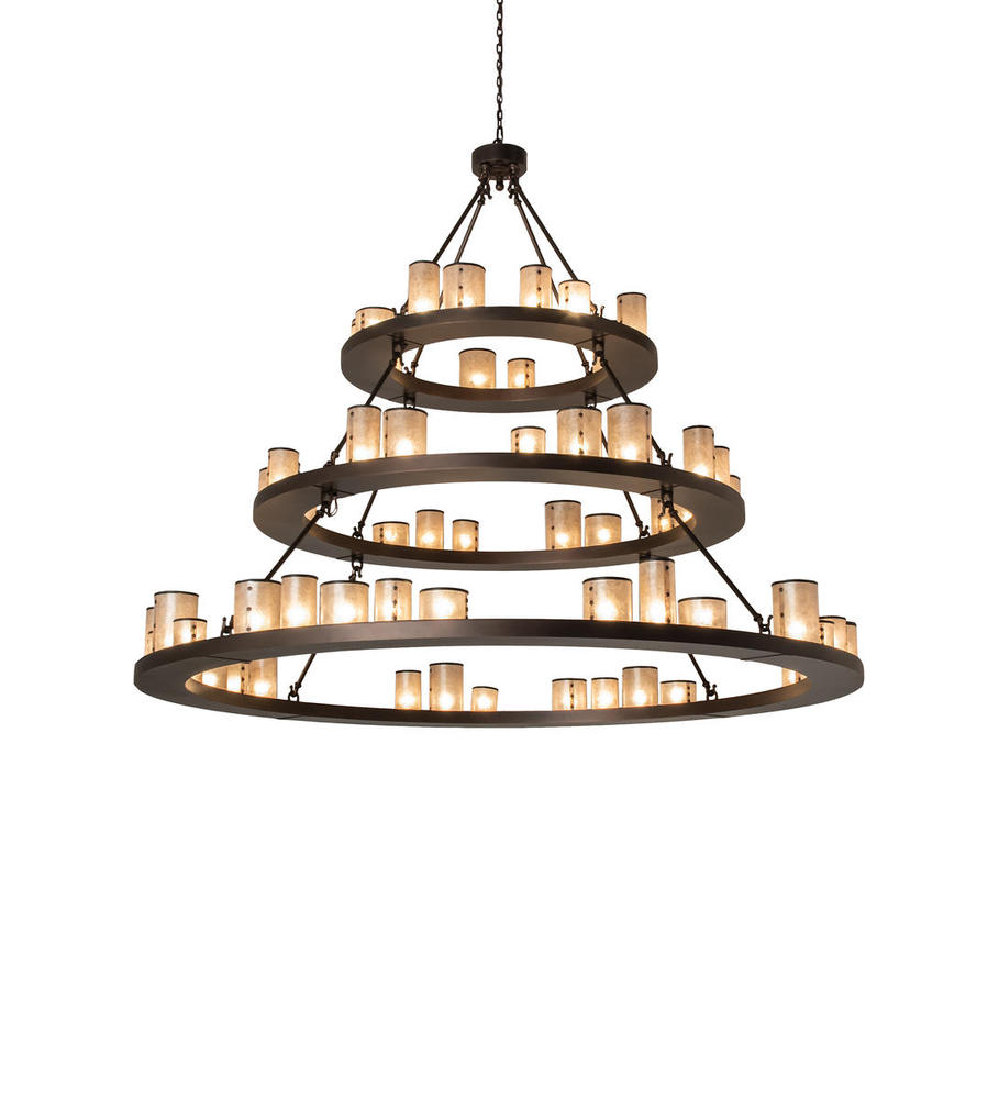 72" Wide Loxley Shelburne 3 Tier Chandelier