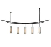 2nd Avenue Designs White 115762 - 139"L Solaris 5 LT Pendant