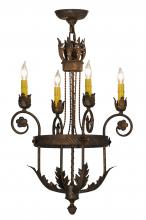 2nd Avenue Designs White 120410 - 18"W Antonia 4 LT Chandelier