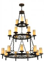 2nd Avenue Designs White 126500 - 48" Wide Newcastle 18 Light Three Tier Chandelier