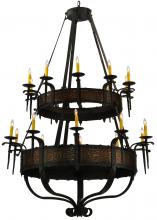 2nd Avenue Designs White 133745 - 48"W Costello 20 LT Two Tier Chandelier