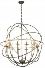 2nd Avenue Designs White 139969 - 36"W Atom Enerjisi 12 LT Chandelier