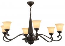 2nd Avenue Designs White 141664 - 44"W Muirfield 6 LT Chandelier