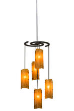 2nd Avenue Designs White 154028 - 34"W Vortex 5 LT Chandelier