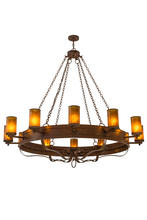 2nd Avenue Designs White 170763 - 72"W Parnella 12 LT Chandelier