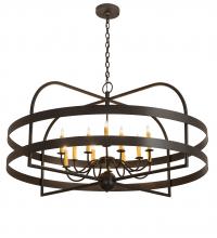 2nd Avenue Designs White 192811 - 48"W Aldari 12 LT Chandelier