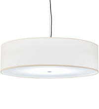 2nd Avenue Designs White 202611 - 30" Wide Cilindro Textrene Pendant