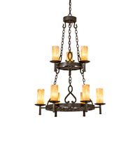 2nd Avenue Designs White 244248 - 31" Wide Newcastle 9 Light Two Tier Chandelier