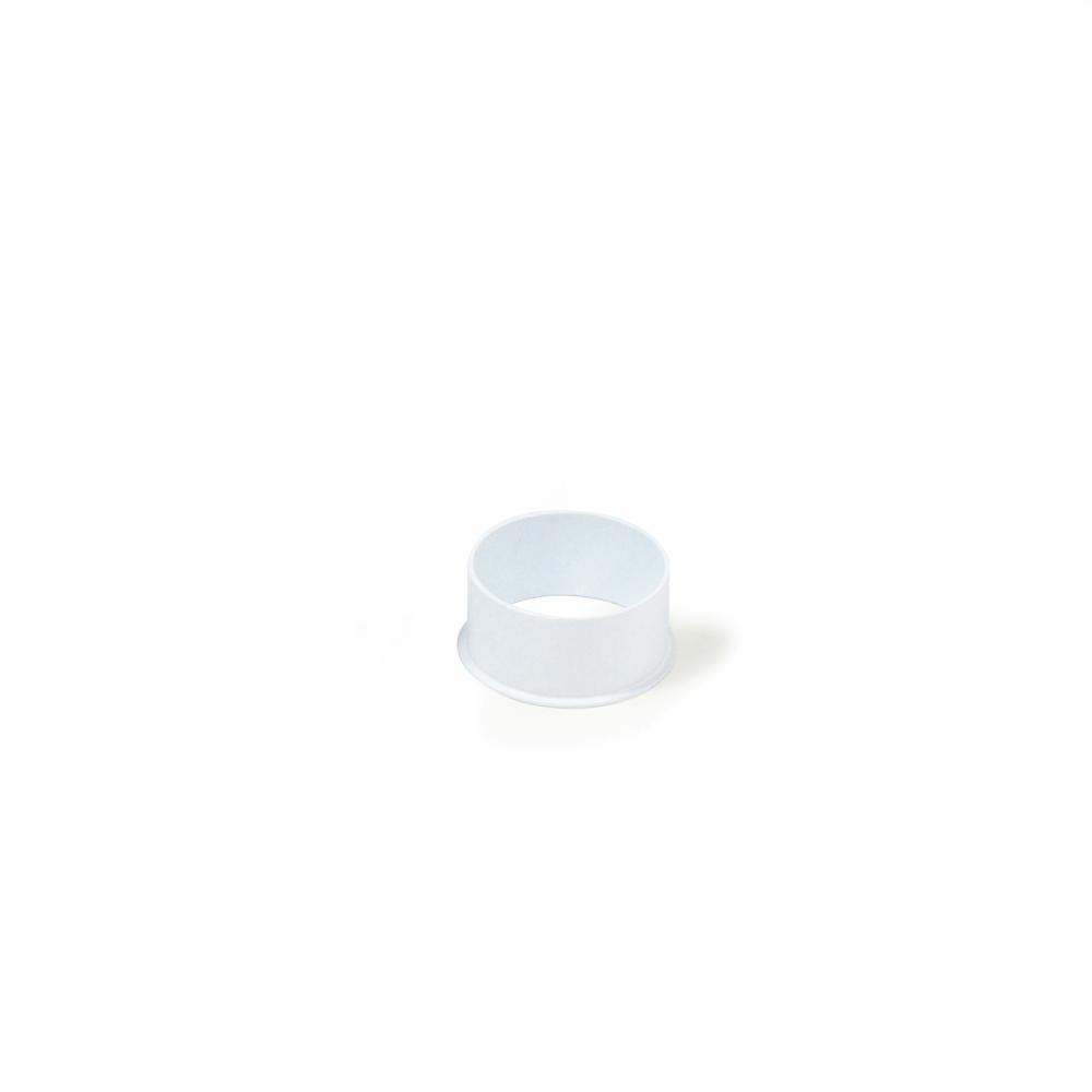 3/4" Matte Powder White Opaque Snoot for Pearl, 2" & 4" Iolite Trims