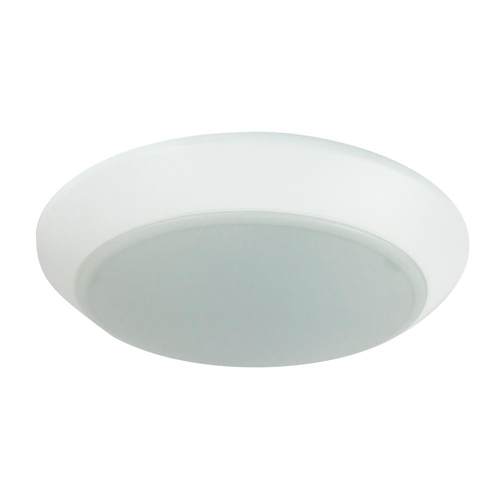 8" AC Opal LED Surface Mount, 2150lm / 30W, 3000K, White finish