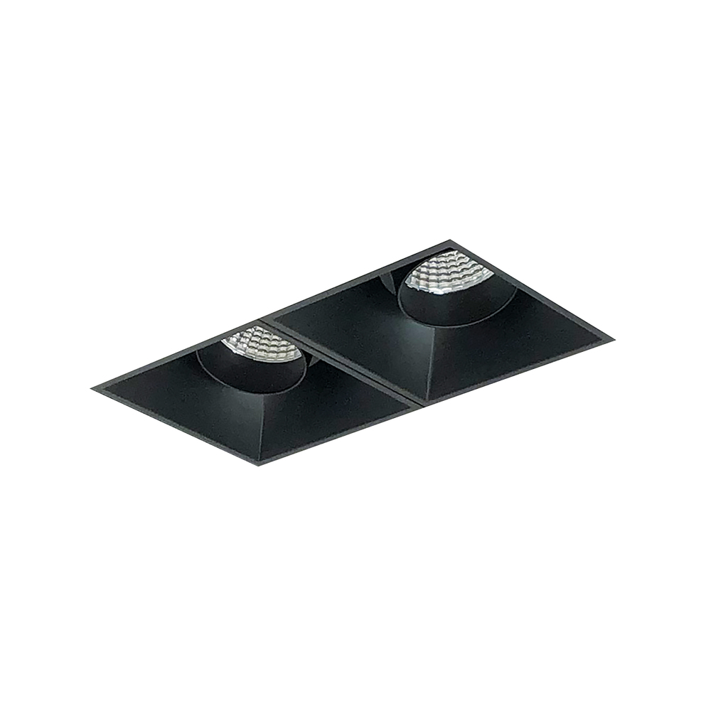 Iolite MLS 2-Head Trimless Reflector Kit, 3000K, 1000lm, Black/MPW Fixed Downlt./Adj. Gimbal Trims