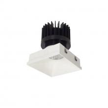 Nora NIO-4PSTLNDC35XMPW/HL - 4" Iolite PLUS Square Trimless Downlight, 1500lm/2000lm/2500lm (varies by housing), 3500K, Matte