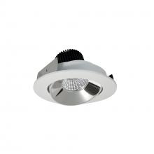 Nora NIO-4RC40XCMPW/10 - 4" Iolite LED Round Adjustable Cone Reflector, 1000lm / 14W, 4000K, Specular Clear Reflector /