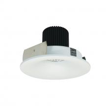 Nora NIO-4RNB30XMPW/10 - 4" Iolite LED Round Bullnose, 1000lm / 14W, 3000K, Matte Powder White Finish