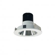 Nora NIO-4RNDC35QCMPW - 4" Iolite LED Round Reflector, 10-Degree Optic, 850lm / 12W, 3500K, Specular Clear Reflector /