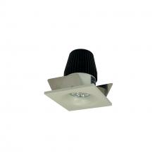 Nora NIOB-1SNB27XWW - 1" Iolite LED BWF Square Bullnose, 600lm, 2700K, White Reflector / White Flange