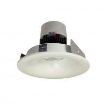 Nora NPR-4RNB35XWW - 4" Pearl LED Round Bullnose Retrofit, 1000lm / 12W, 3500K, White Finish