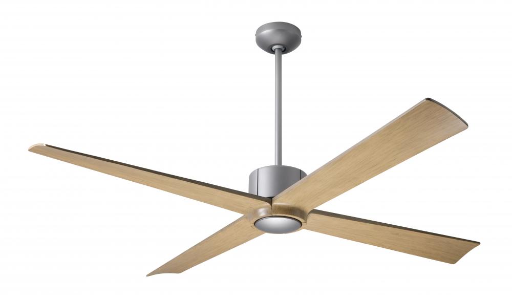 Nouveau DC Fan; Graphite Finish w/ Matte Black; 56" Maple Blades; No Light; Remote Control