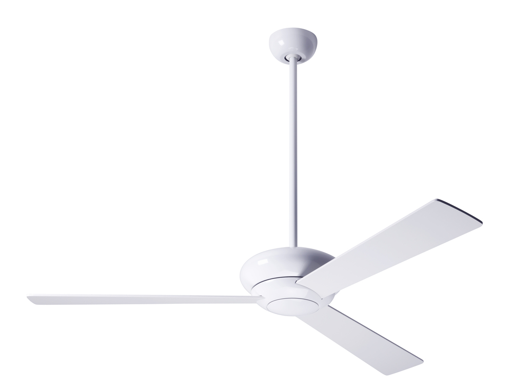 Altus Fan; Gloss White Finish; 52" Aluminum Blades; No Light; Fan Speed Control