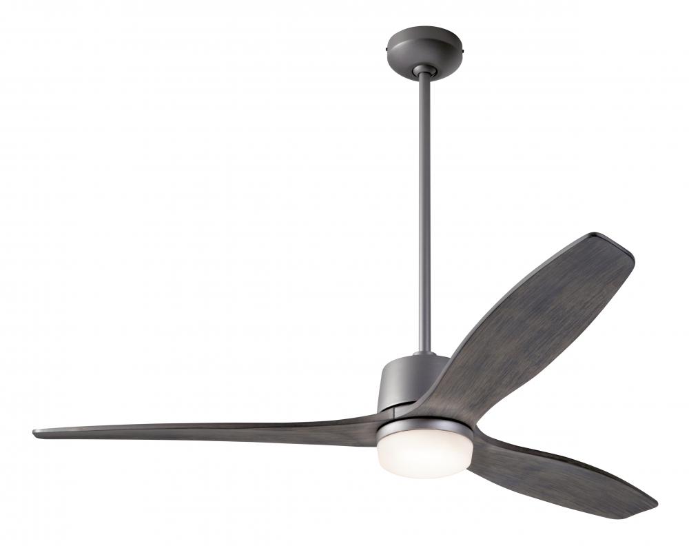 Arbor DC Fan; Graphite Finish; 54" Graywash Blades; 17W LED; Wall Control