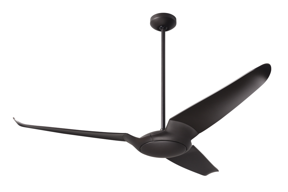 IC/Air (3 Blade ) Fan; Dark Bronze Finish; 56" White Blades; No Light; Remote Control