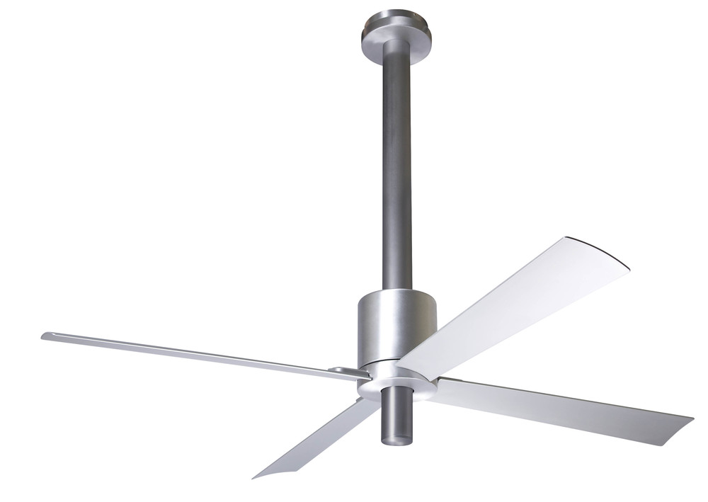 Pensi DC Fan; Gloss White Finish; 52" Aluminum Blades; No Light; Wall Control