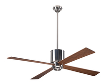 Modern Fan Co. LAP-BN-50-MG-NL-001 - Lapa Fan; Bright Nickel Finish; 50" Mahogany Blades; No Light; Fan Speed Control