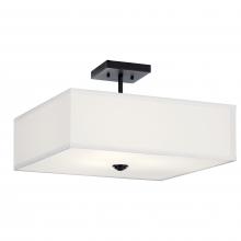 Kichler 43693BK - Semi Flush 3Lt