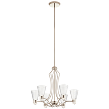 Kichler 44354PNLED - Kayva™27.75" LED 6 Light Chandelier Polished Nickel