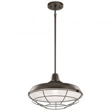 Kichler 49993OZ - Outdoor Pendant/Semi Flush 1Lt