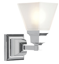 Livex Lighting 1031-05 - 1 Light Polished Chrome Bath Light