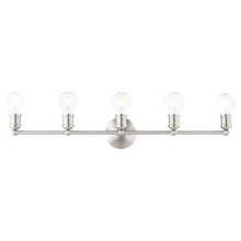 Livex Lighting 16715-91 - 5 Lt Brushed Nickel Bath Vanity