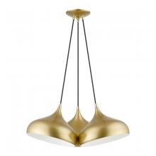 Livex Lighting 41053-33 - 3 Light Soft Gold Cluster Pendant