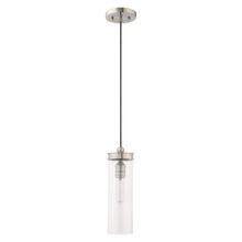 Livex Lighting 41236-91 - 1 Lt Brushed Nickel Mini Pendant