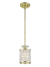 Livex Lighting 50560-28 - 1 Light Winter Gold Mini Pendant