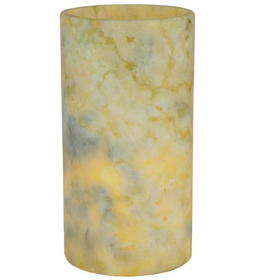 3.4"W Cylindre Light Green Jadestone Shade