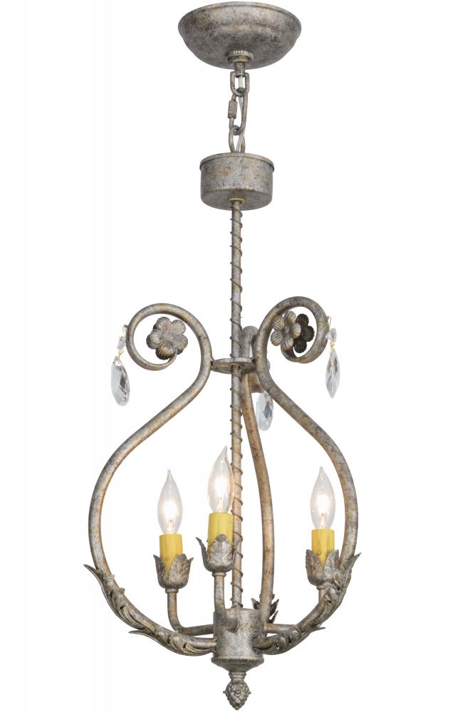 12"W Antonia 3 LT Chandelier