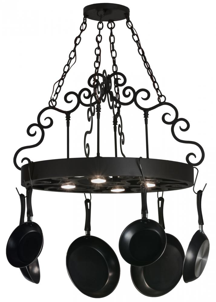 32"W Dior 4 LT Pot Rack