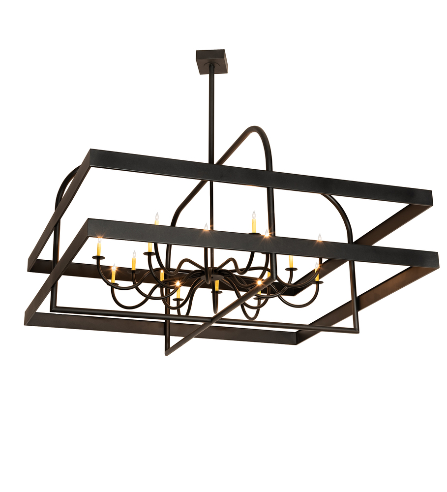 84" Square Aldari 16 Light Chandelier